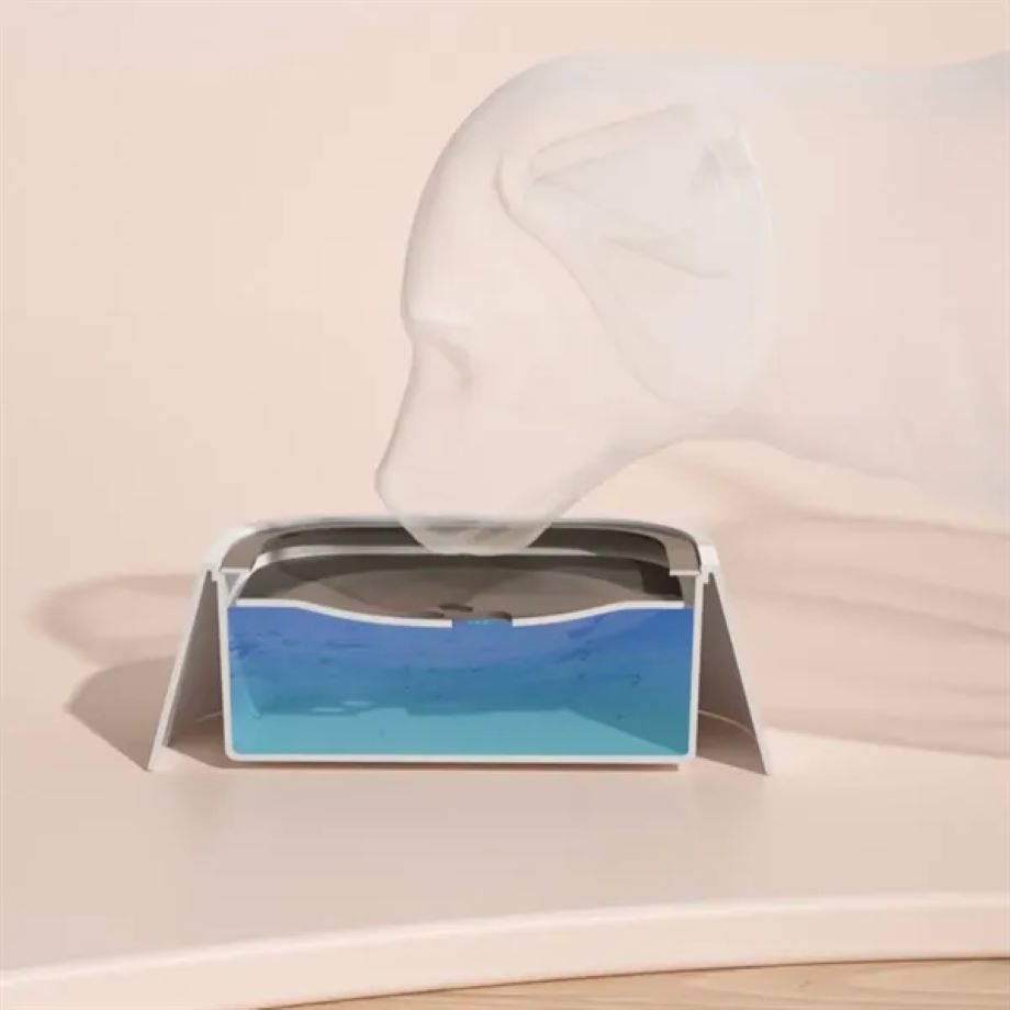 No-Spill Slow Water Feeder Bowl For Dogs And Cats With Float 2