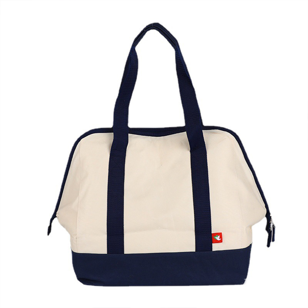 Insulated Reusable Food Bag For Groceries, custom tote bag with logo imprint 5
