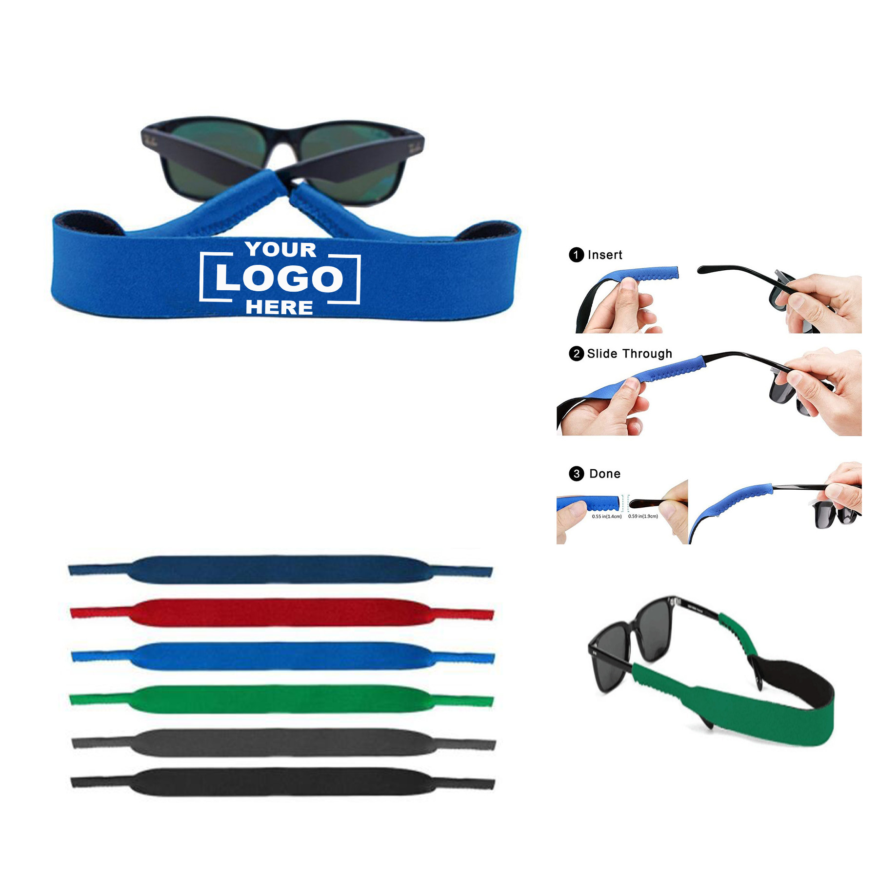 Neoprene Eyeglass and Sunglass Retainer Strap 4