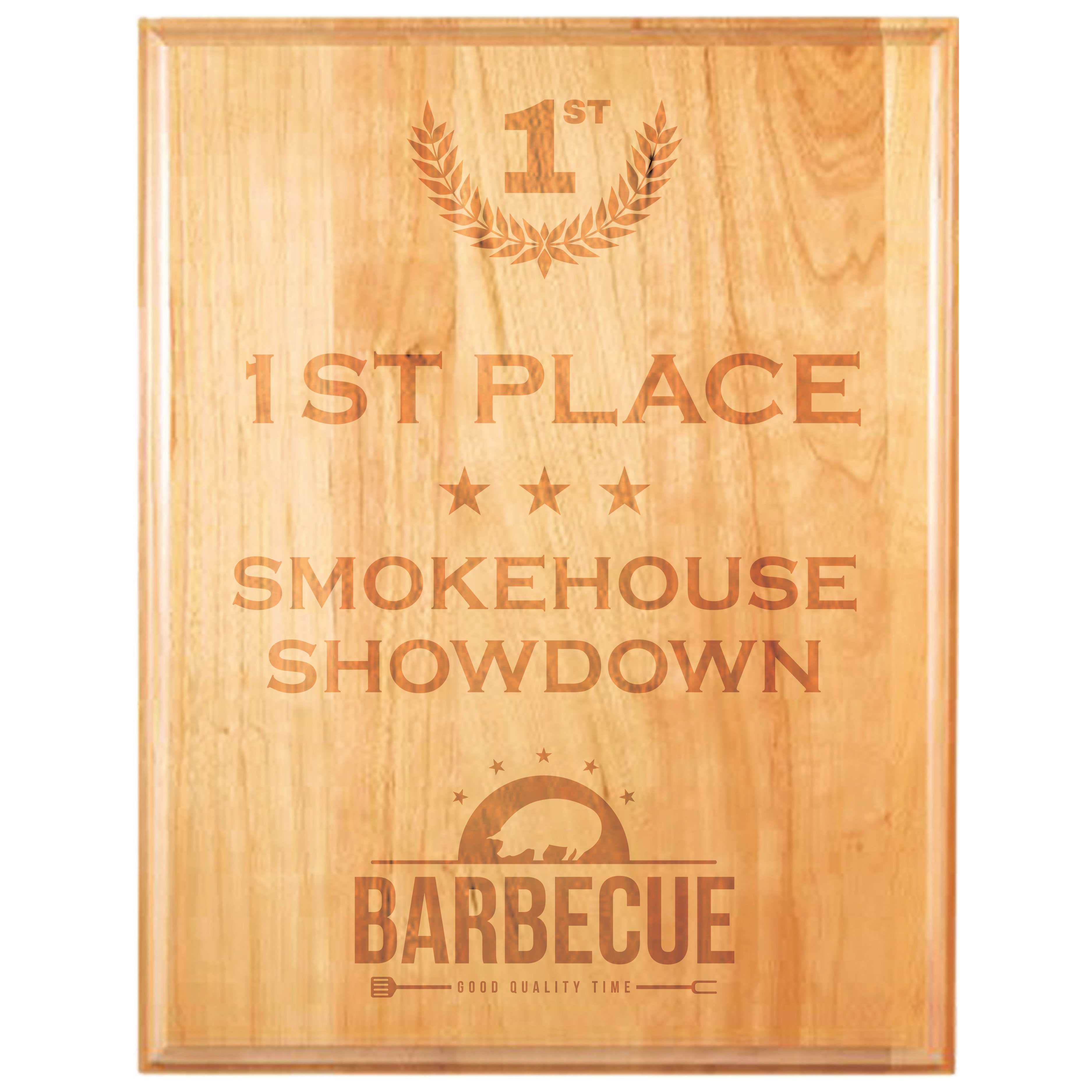 7" x 9" Genuine Cherry Plaque 2