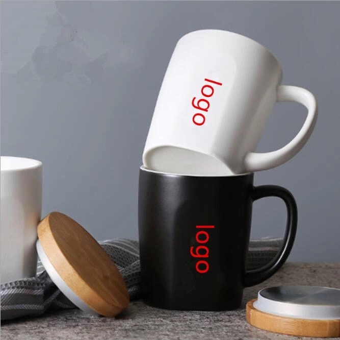 Wood handle Ceramic mugs 1