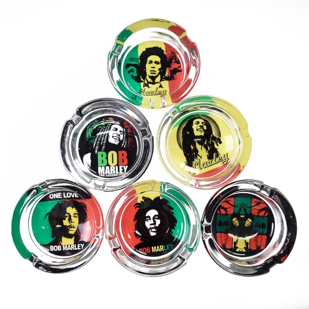 Custom Clear Glass Ashtray 2