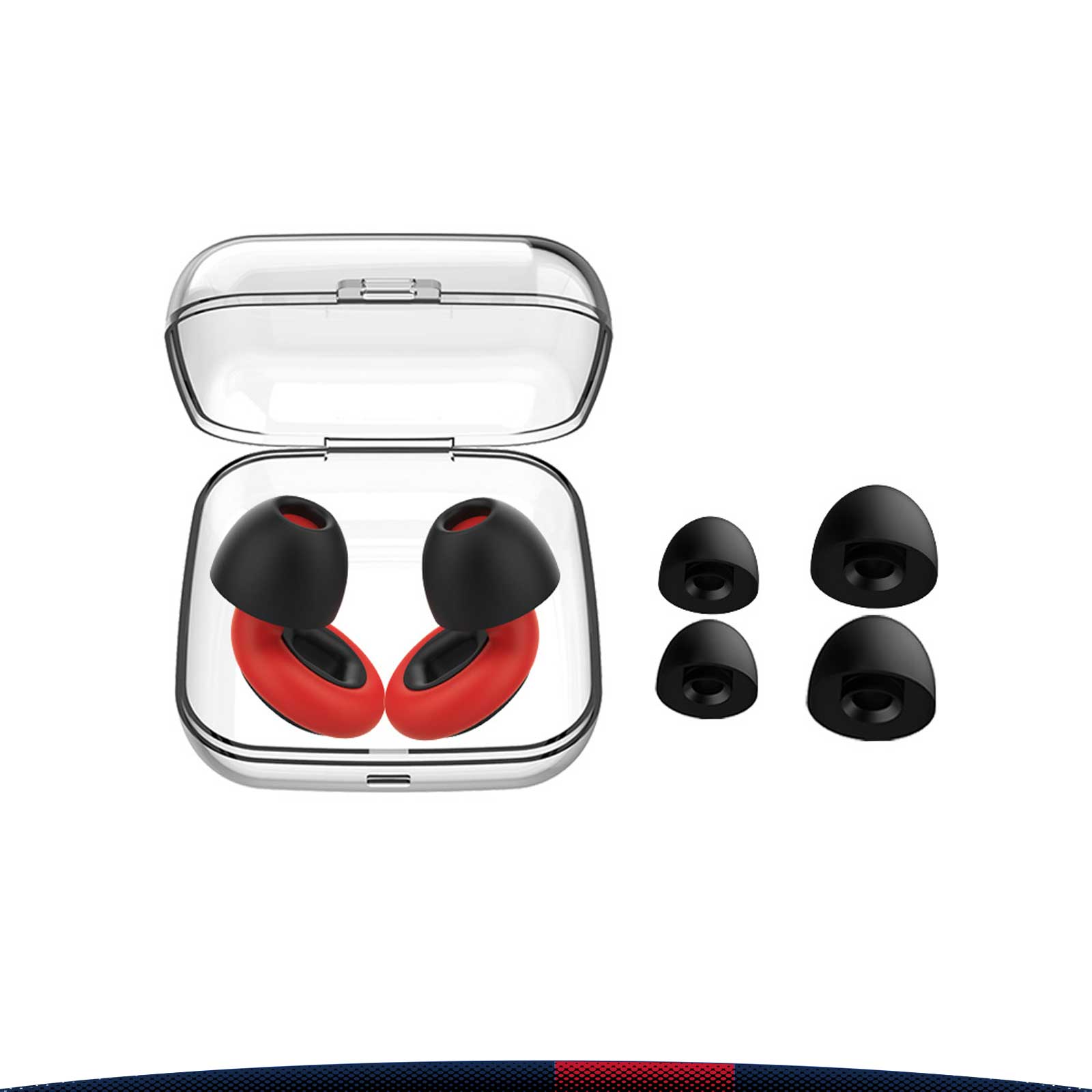 Blaue Silicone Earplugs 8