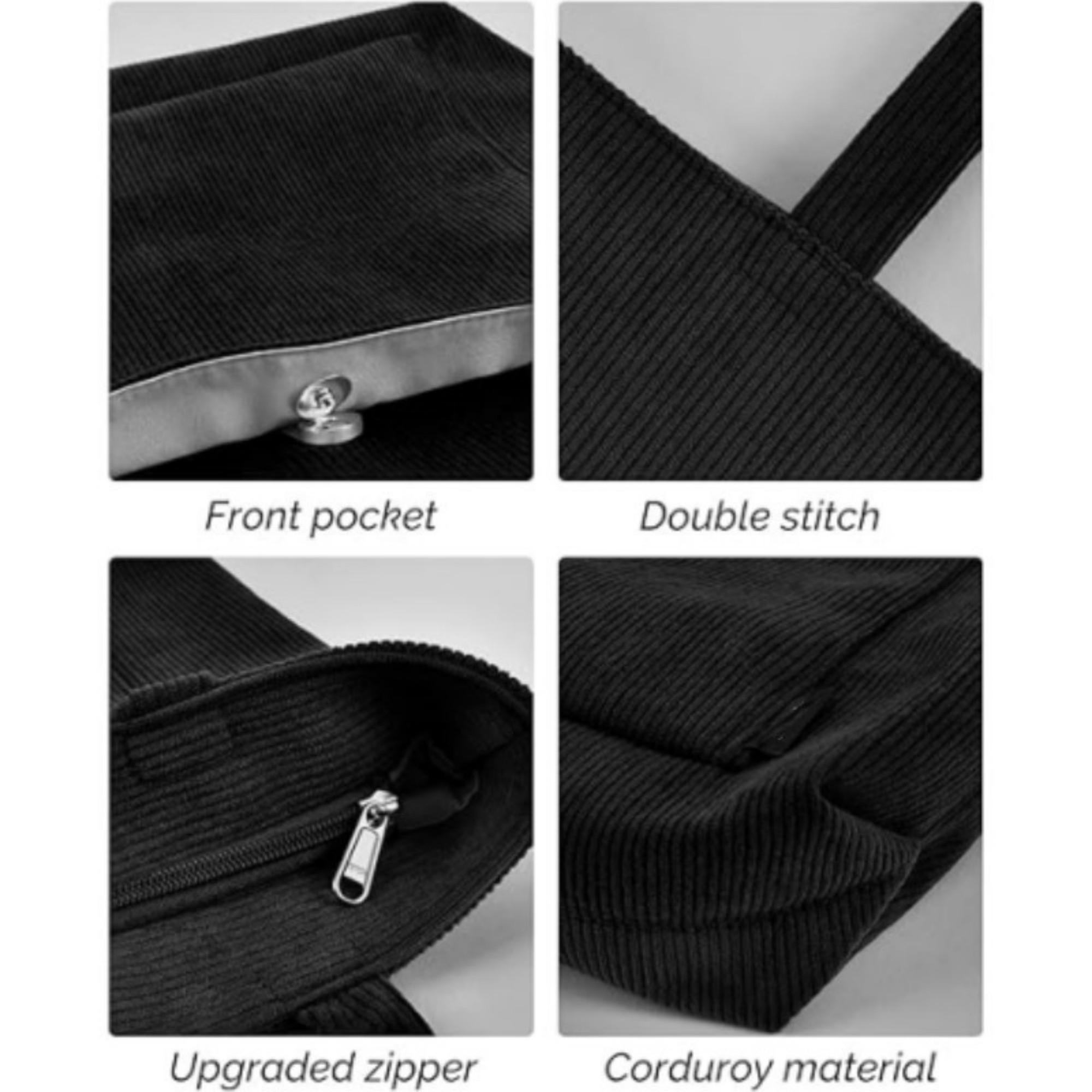 Prite Corduroy Tote Bag 5