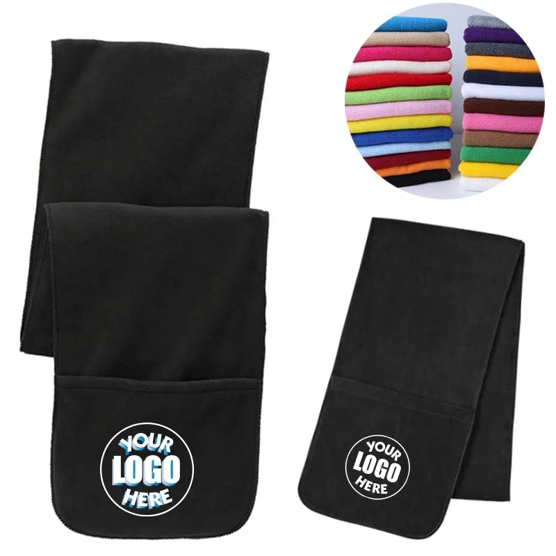 Fleece Scarf with Pockets 3
