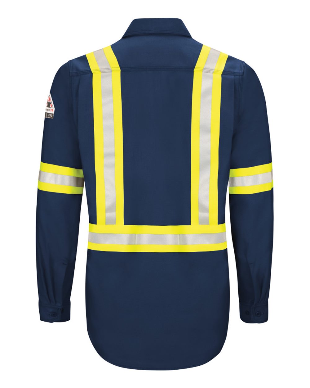 Men's Tall iQ Series® Endurance Enhanced-Vis Work Shirt - QS40ET 6