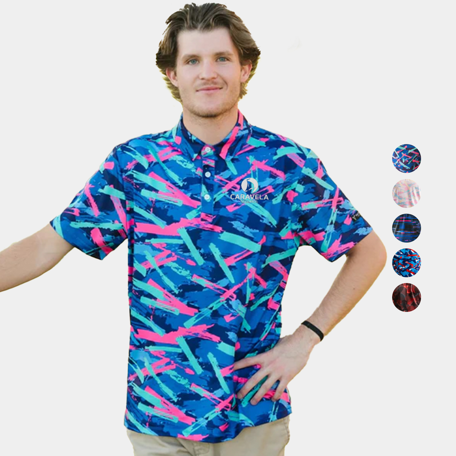 YATTA Golf® - Freedom men's UltraFlex Wrinkle Resistant Golf Polo Shirts 3