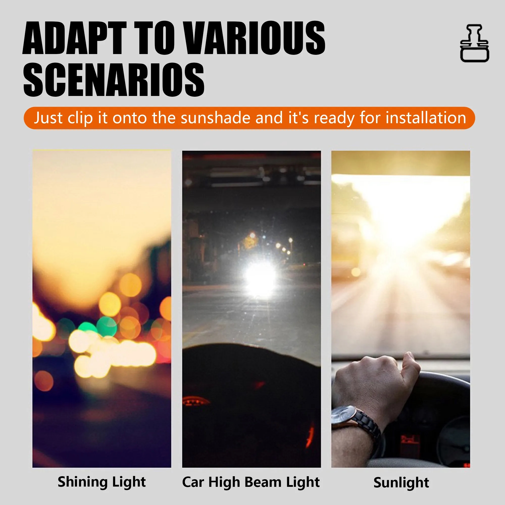 Day And Night Anti Glare Visor 6