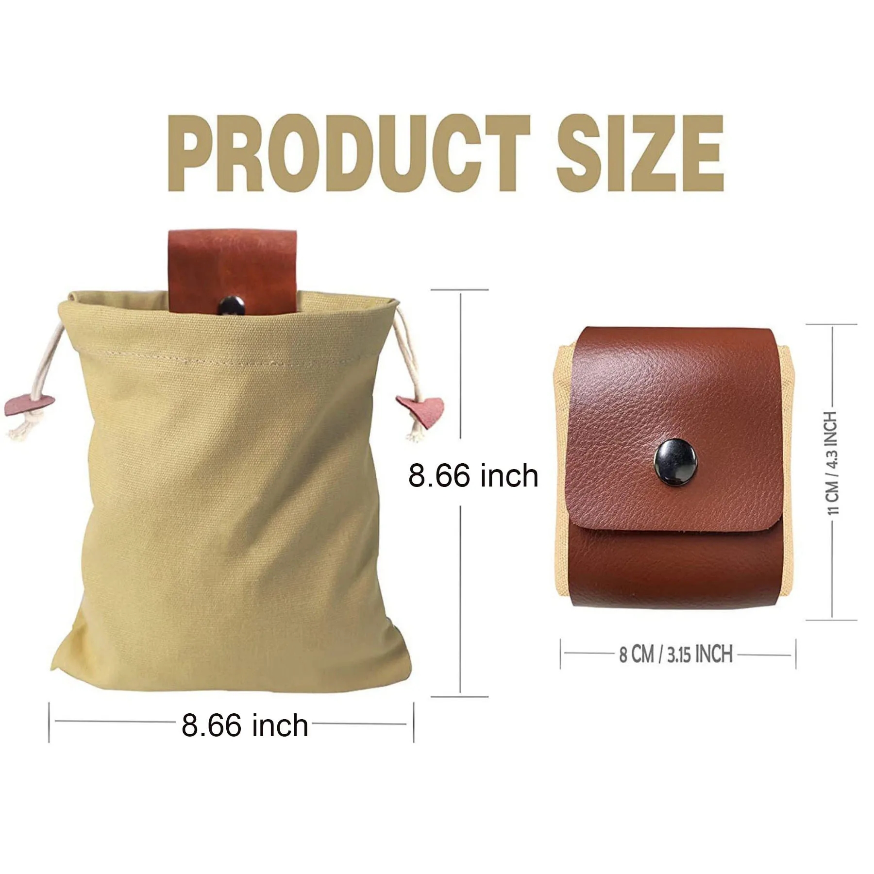 Collapsible Outdoor Camping Foraging Pouch 5