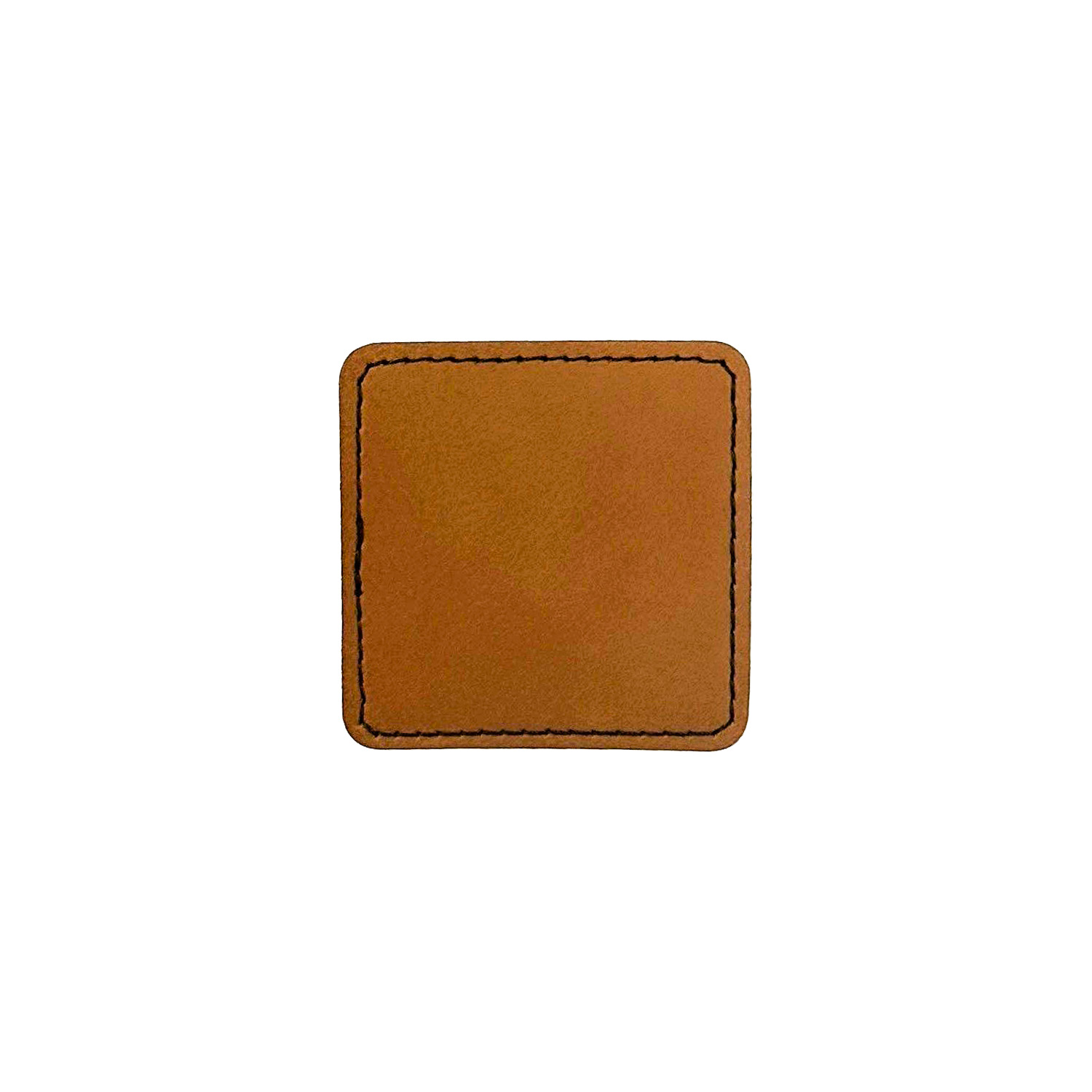 2.5" Square Iron-on Leatherette Patch 2
