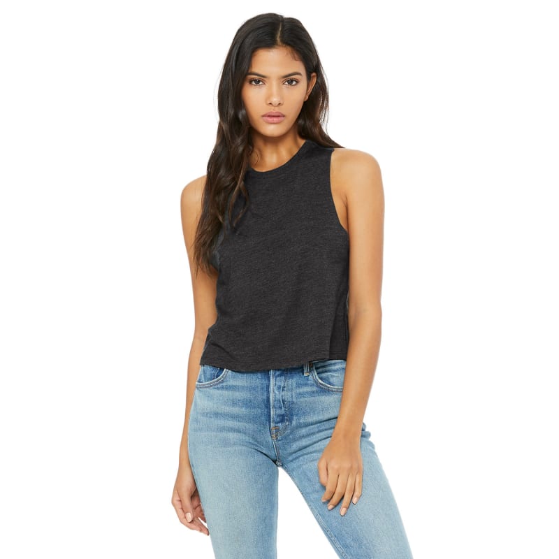 Bella + Canvas Ladies' Racerback Cropped Tank 4
