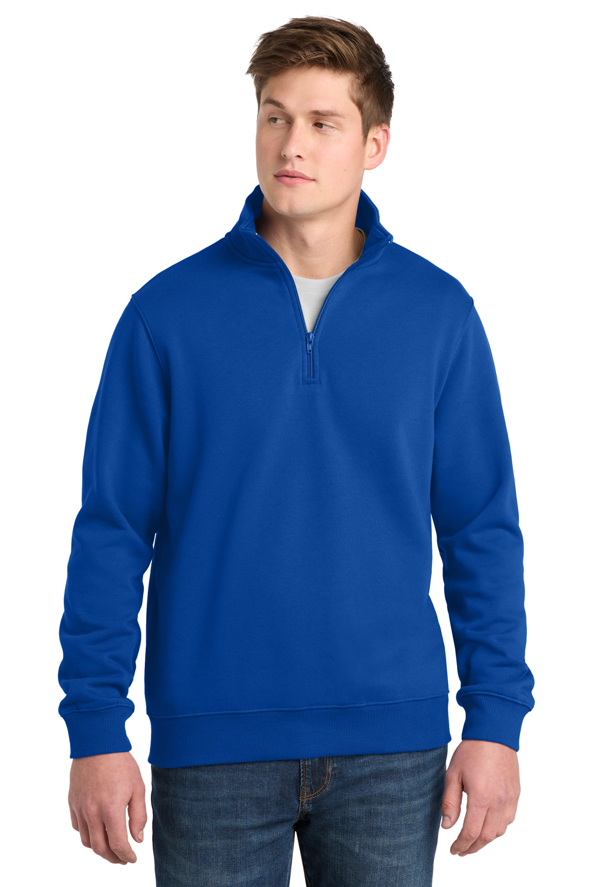 Sport-Tek 1/4-Zip Sweatshirt. ST253, custom hoodie or sweatshirt with logo imprint 62