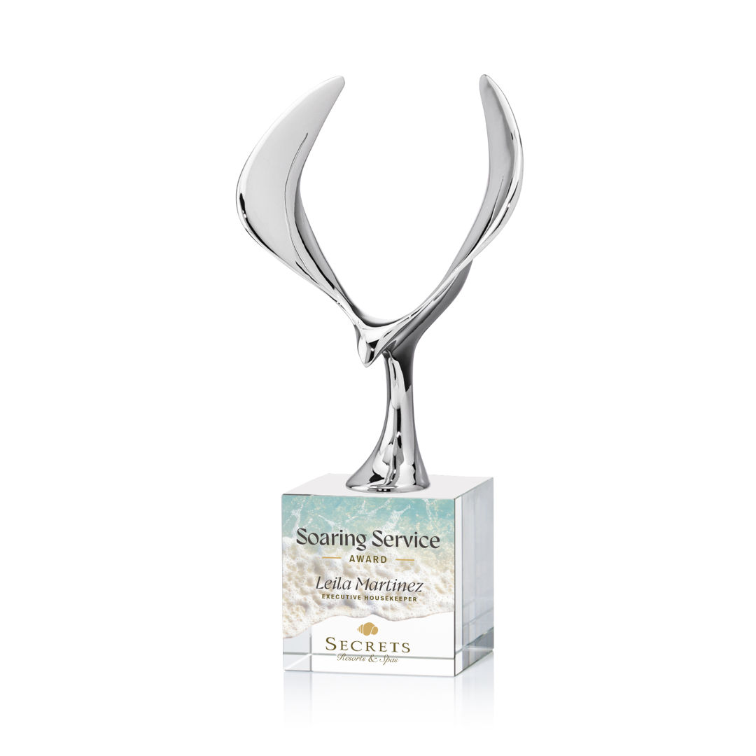 Maverick Eagle VividPrint™ Award on Granby Base - Clear 1