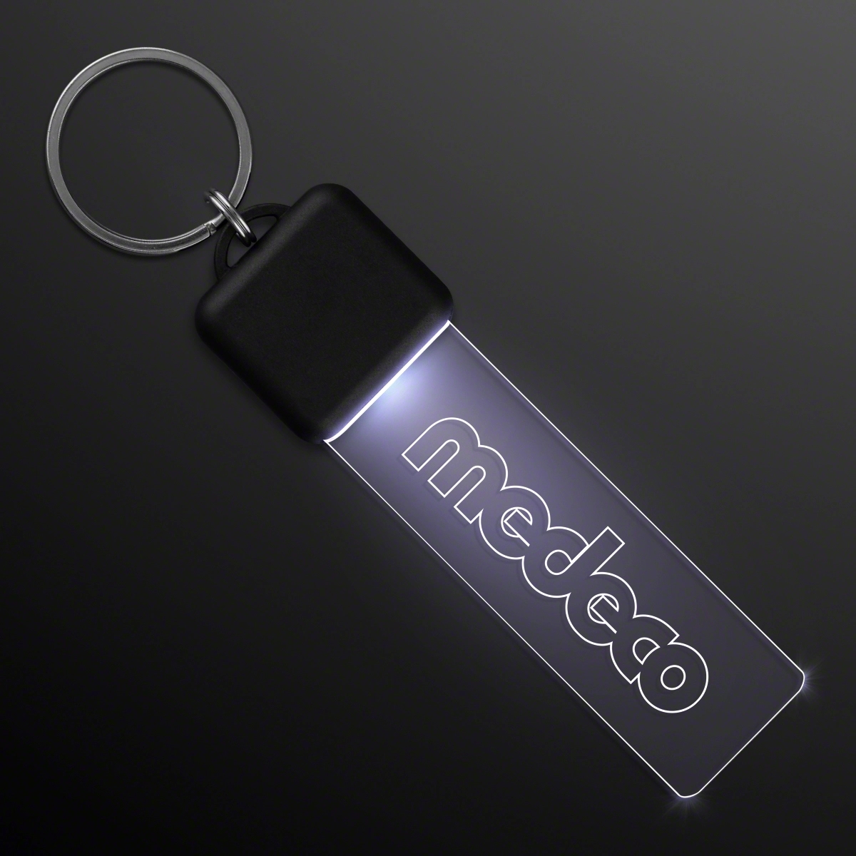 Laser Engraved - Light Up Keychain 3