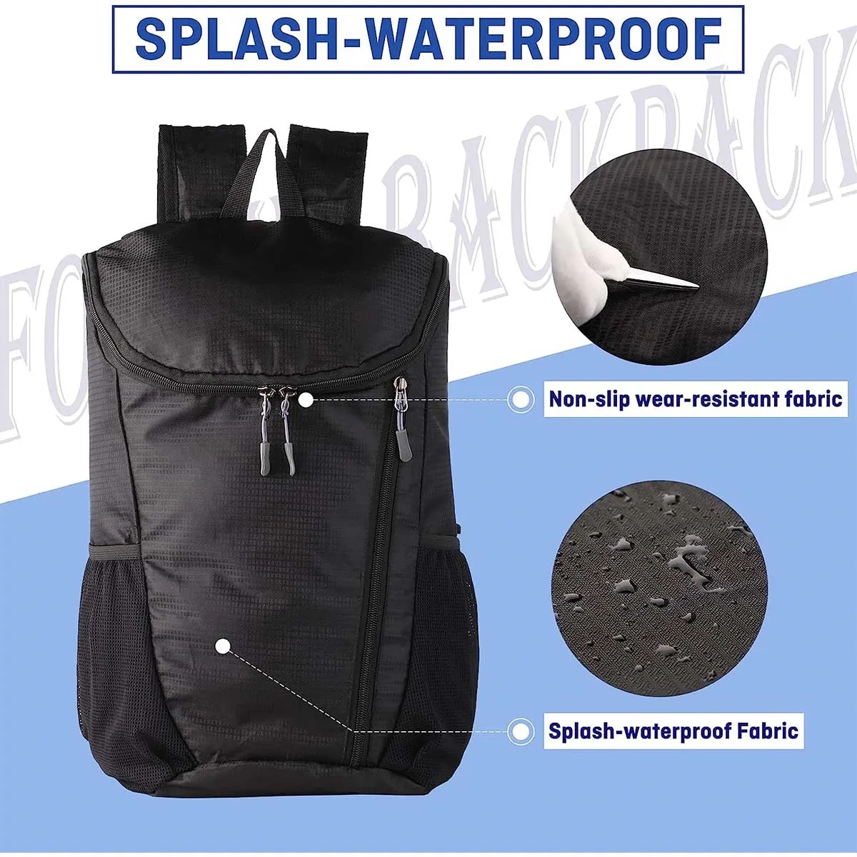 Multifunction Lightweight Waterproof Packable Backpack 5