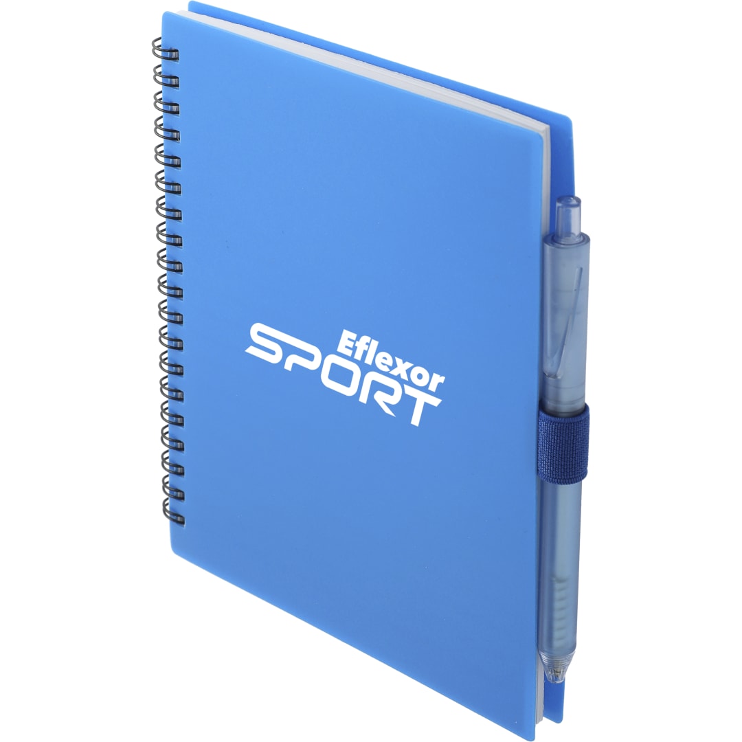 FSC® Recycled 5.5” x 7” Spiral Notebook w/ RPET Pe 263