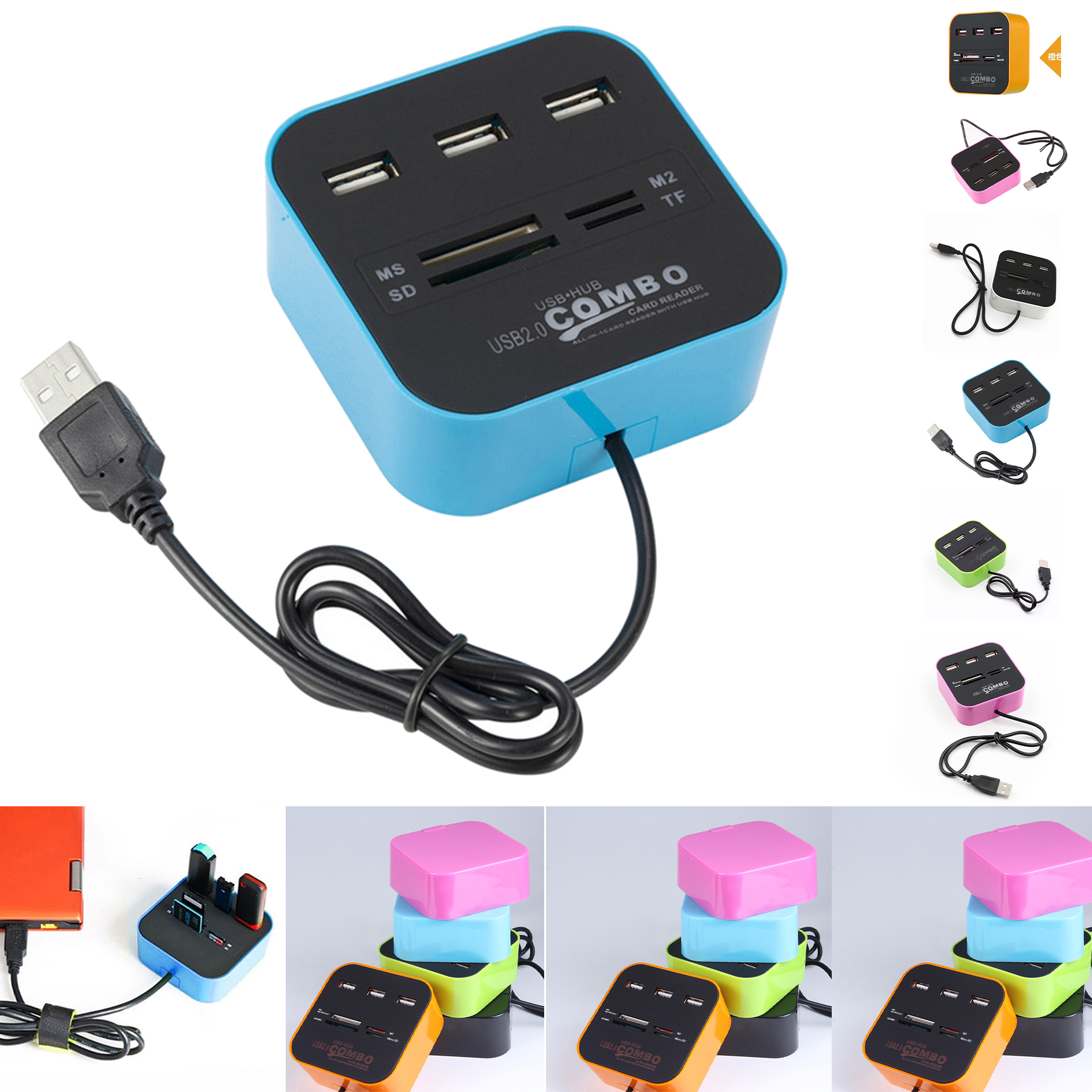 USB 2.0 Combo Hub 2