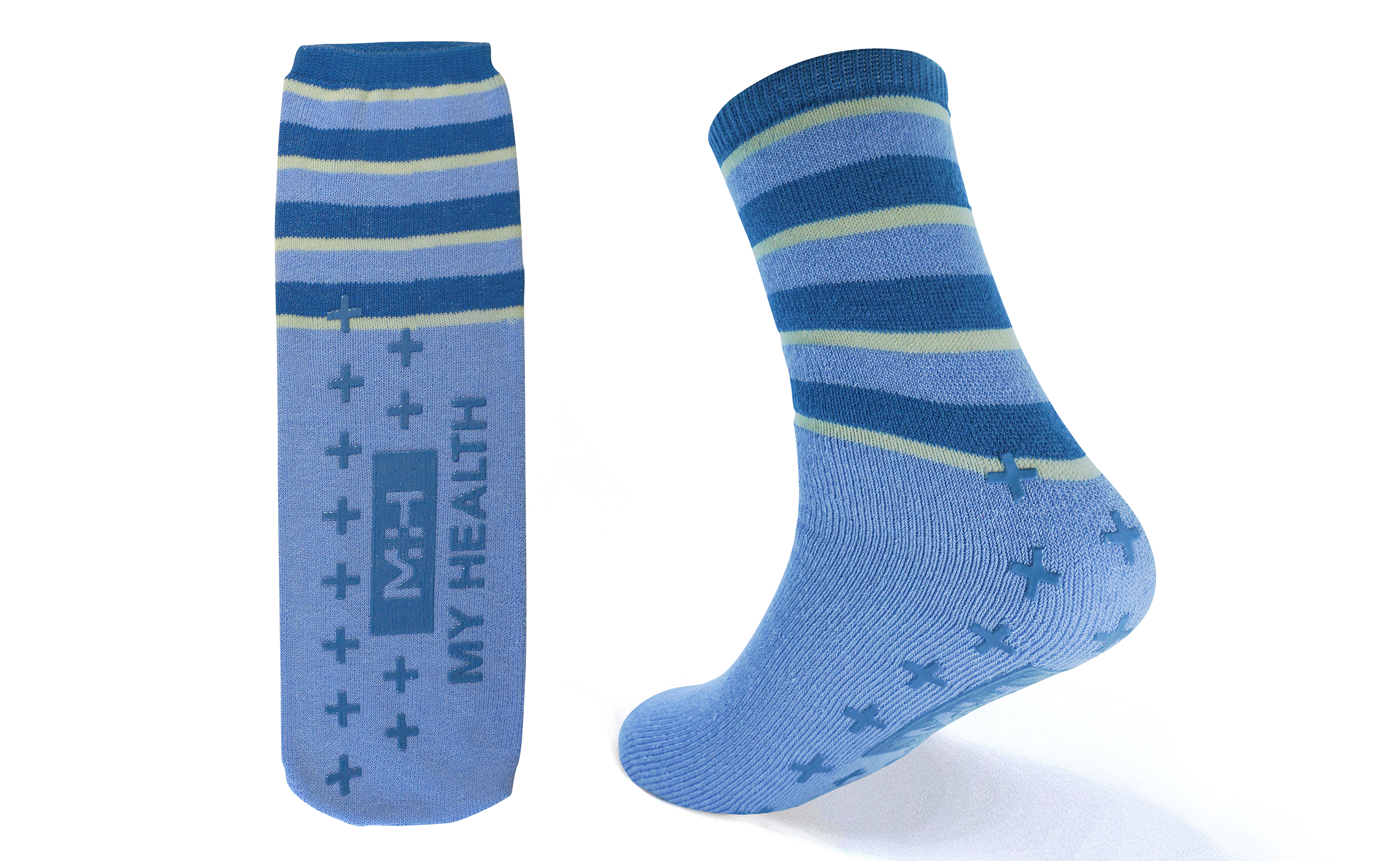 Non-Slip Socks with Custom Grips