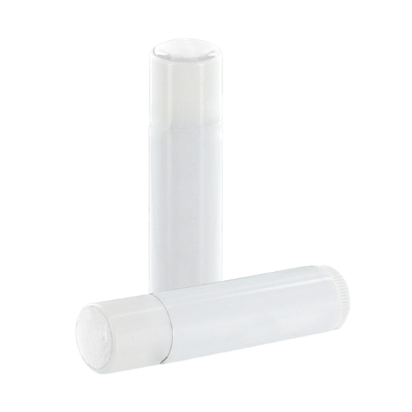 SPF 15 Lip Balm in White Tube and Full Color Dome Lid 1