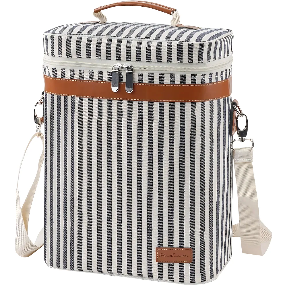 6-Bottle Insulated Wine Tote Carrier 1