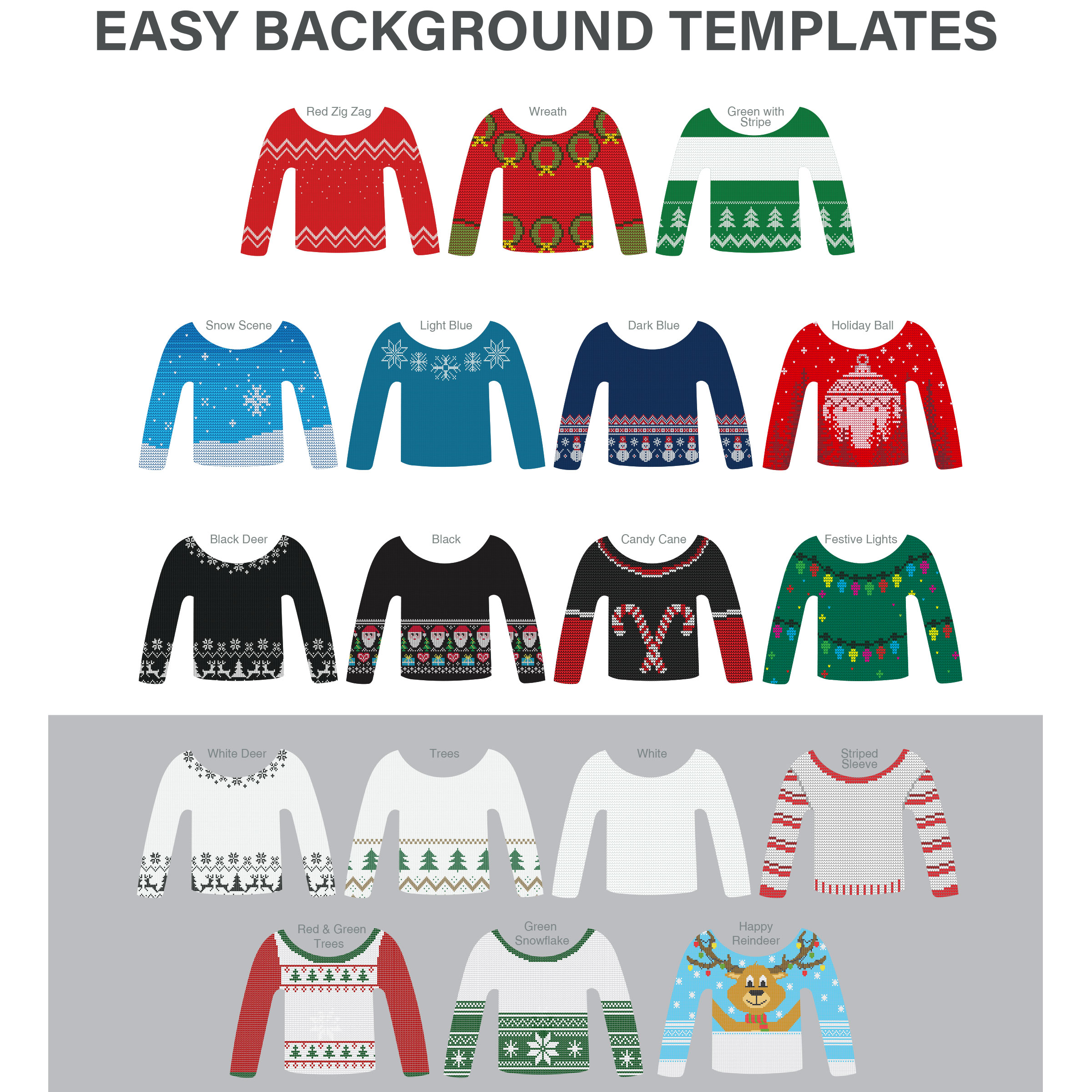 Ugly Sweater Holiday Ornament 2