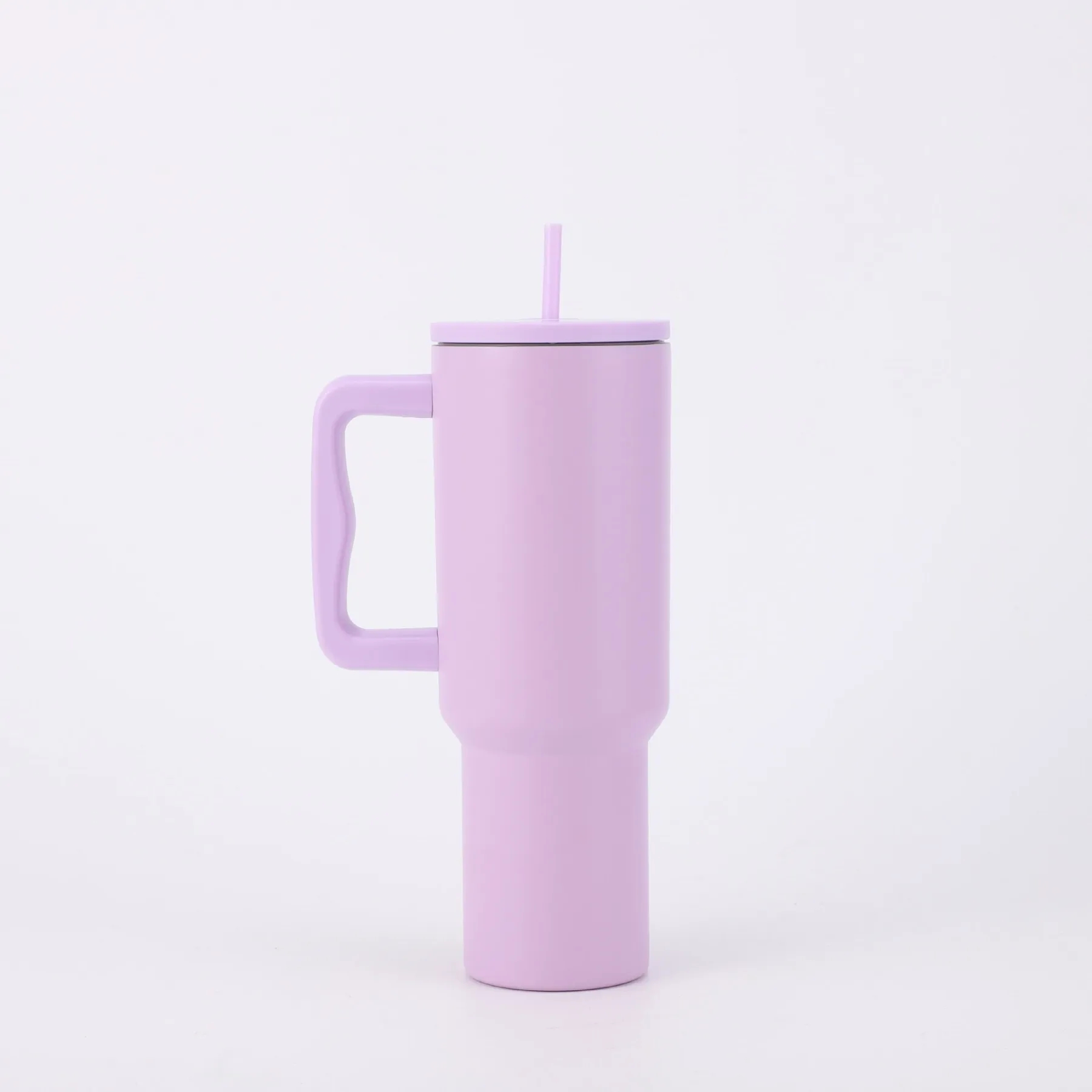 40 oz Tumbler with Handle and Straw Lid 4