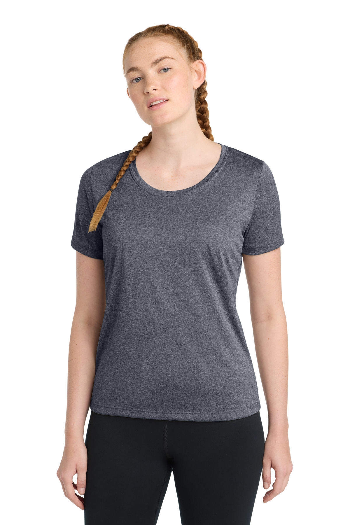 Sport-Tek Women's Heather Contender Scoop Neck Tee. LST360 31