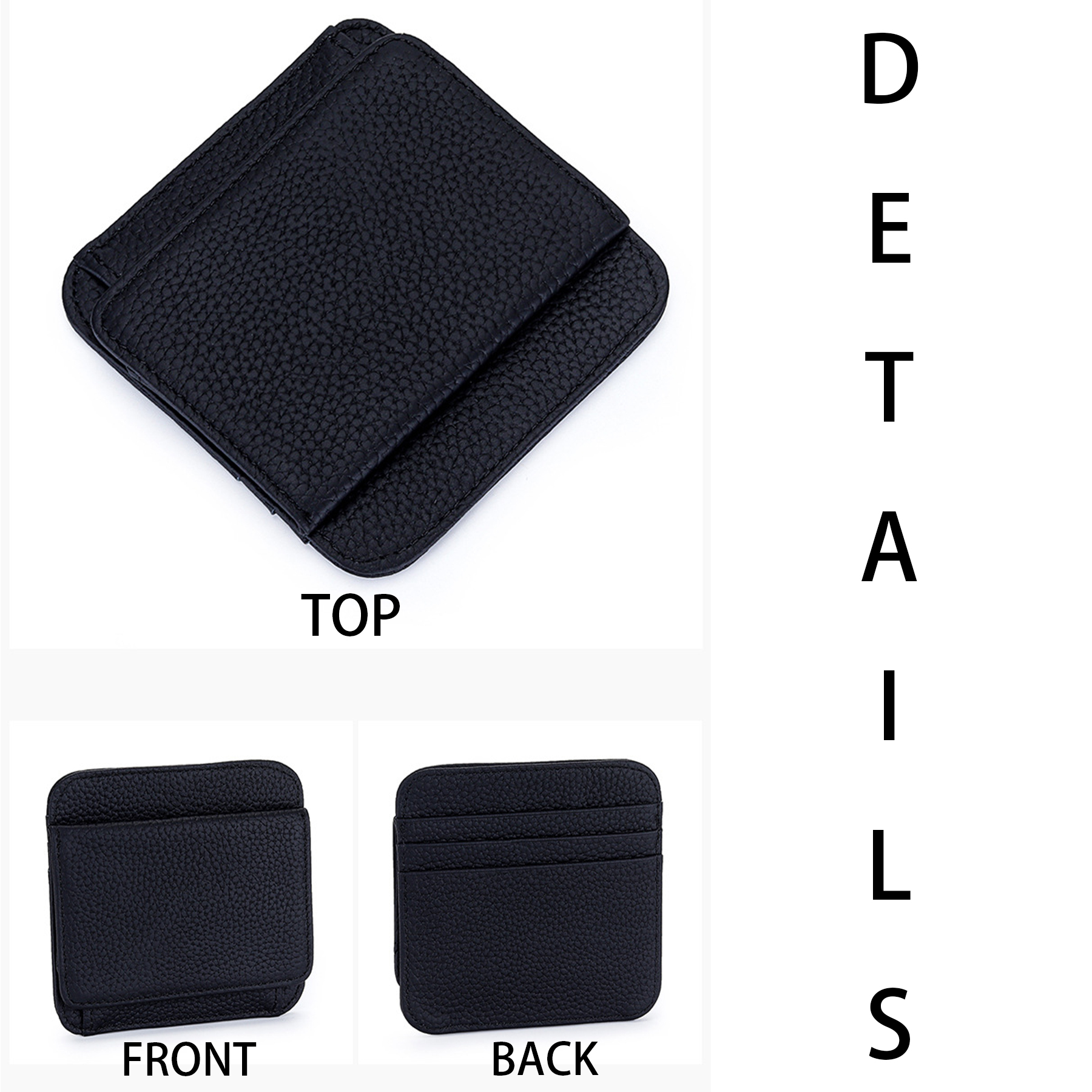 Genuine Leather Multi-function multi-card coin pouch 8