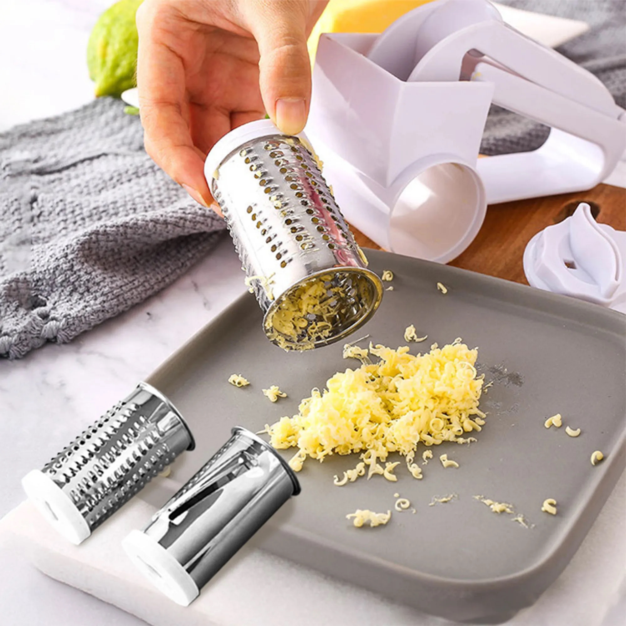 AHand-cranked Rotary Cheese Grater Free Shipping 3