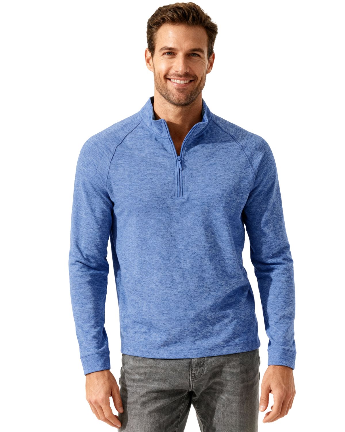 Clique Dash Recycled Mens Quarter Zip Sweatshirt 18
