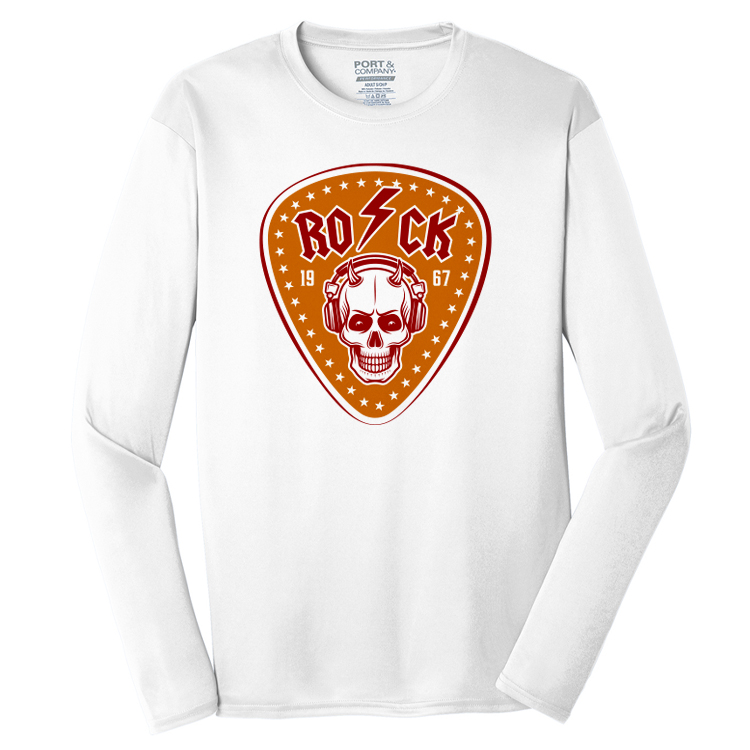 Spot Sub on Men's Long Sleeve Athletic Tee 4