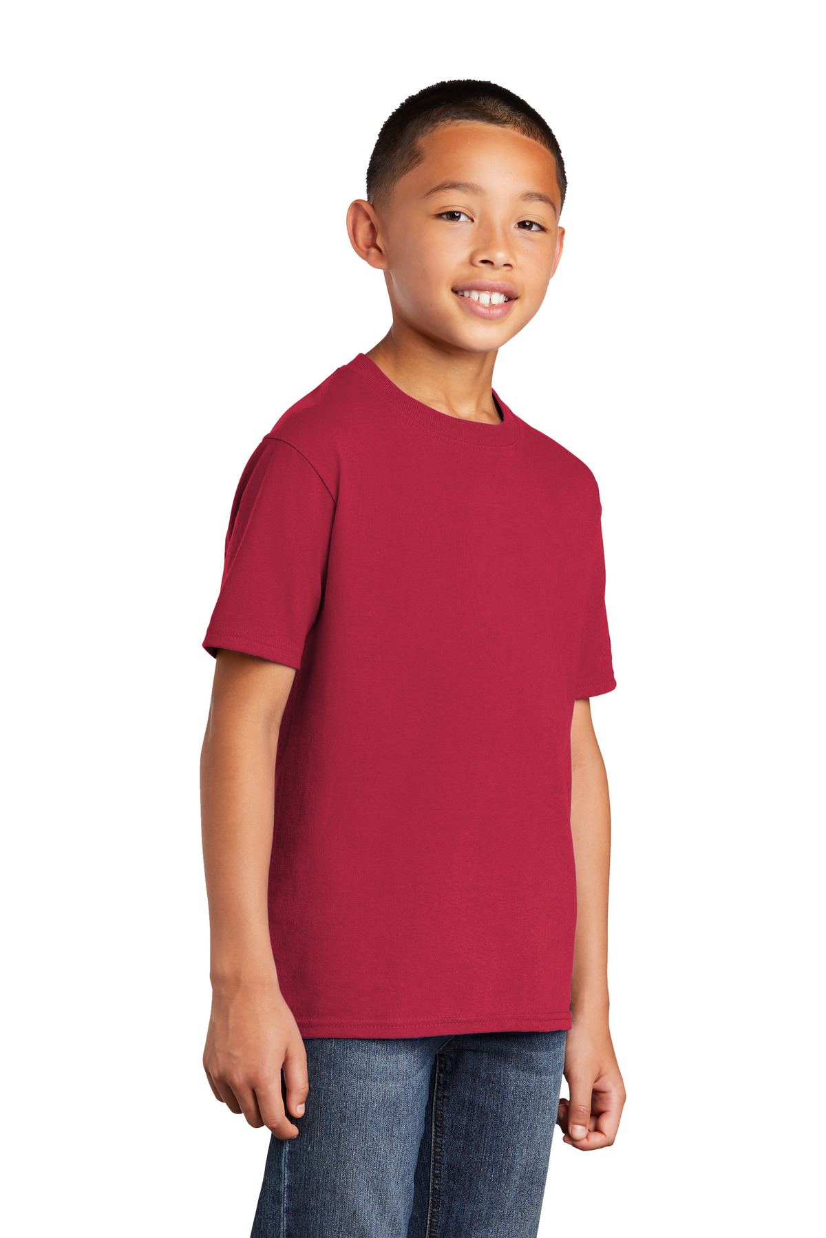 Port & Company® Youth Core Cotton DTG Tee 14