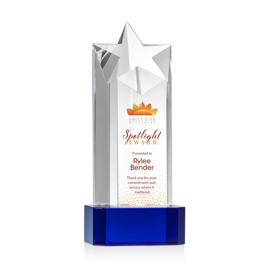 Berkeley VividPrint™ Award on Padova Base - Blue 3