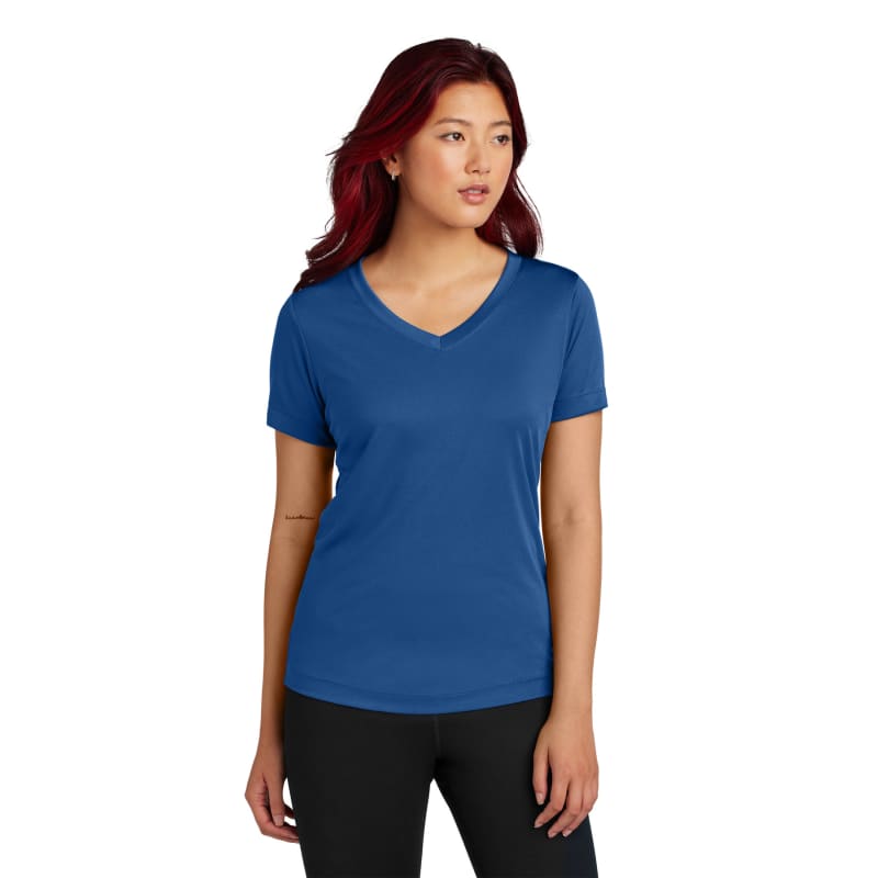 Sport-Tek Women's PosiCharge Competitor V-Neck Tee. 24