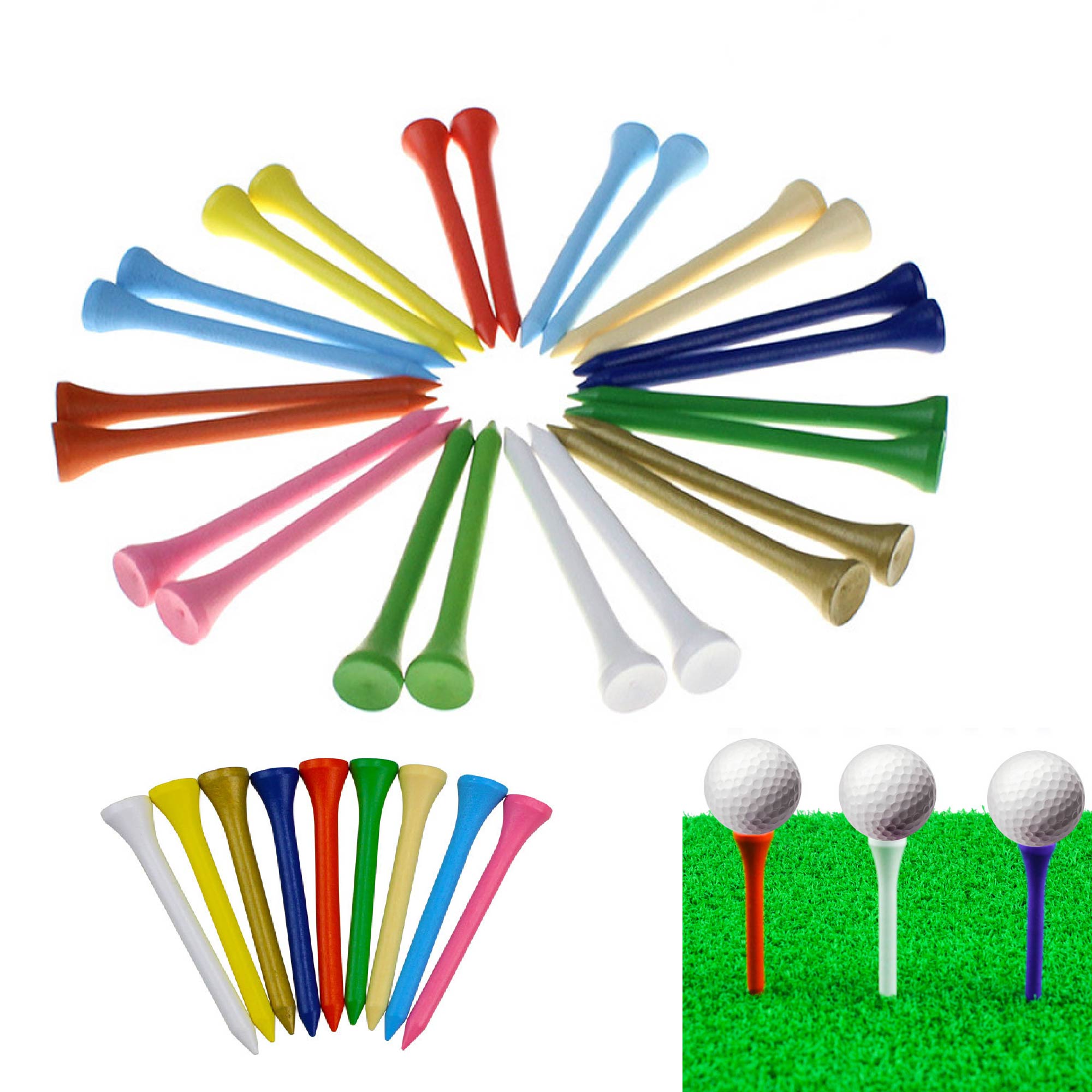Custom Colored Golf Tees 2