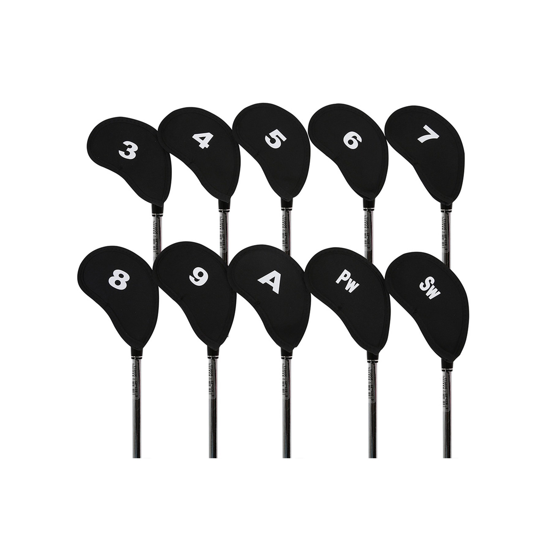 10pcs Golf Head Cover Set 9