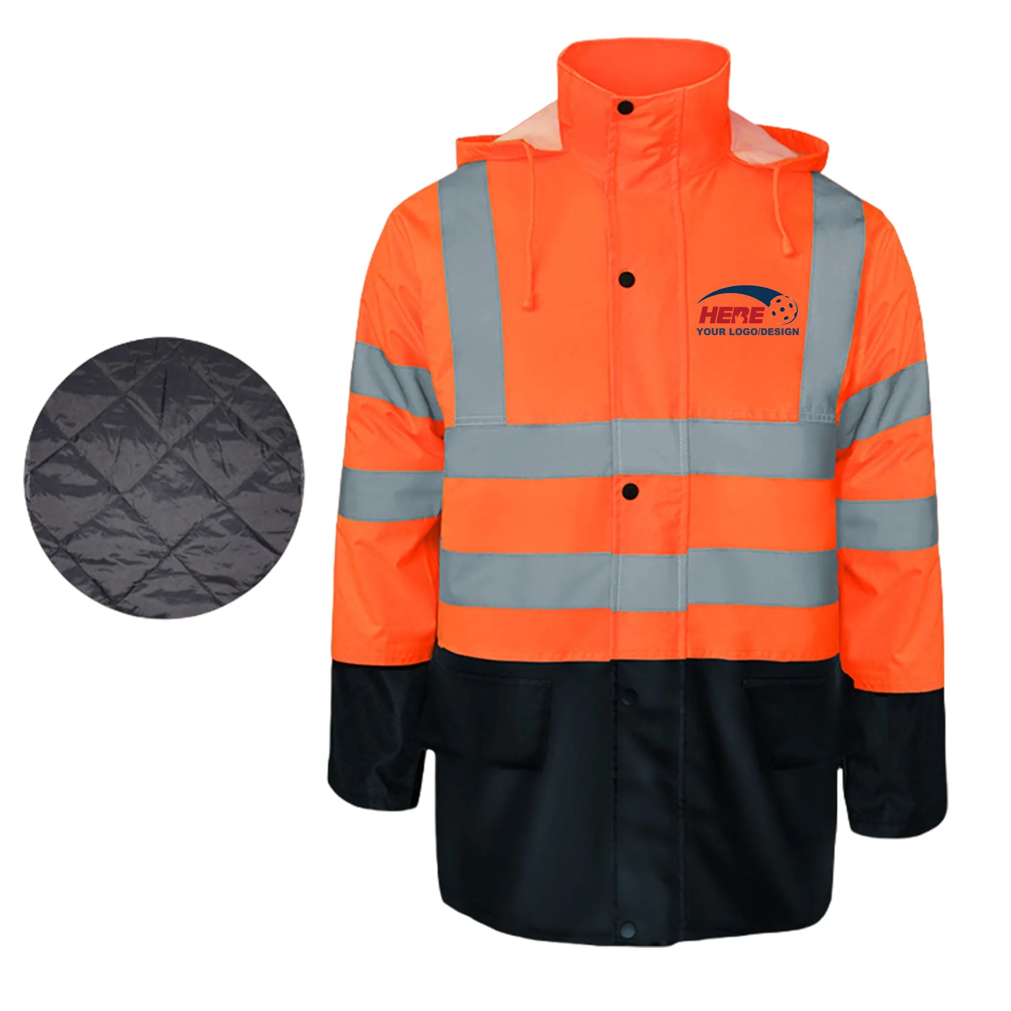 High Visibility Reflective Waterproof Safety Jacket 4