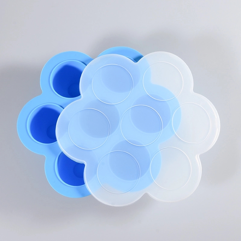 Custom Silicone Baby Food Storage & Ice Freezer Tray 2