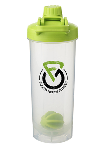 24 oz. Olympian Plastic Shaker Bottles with Mixer 14