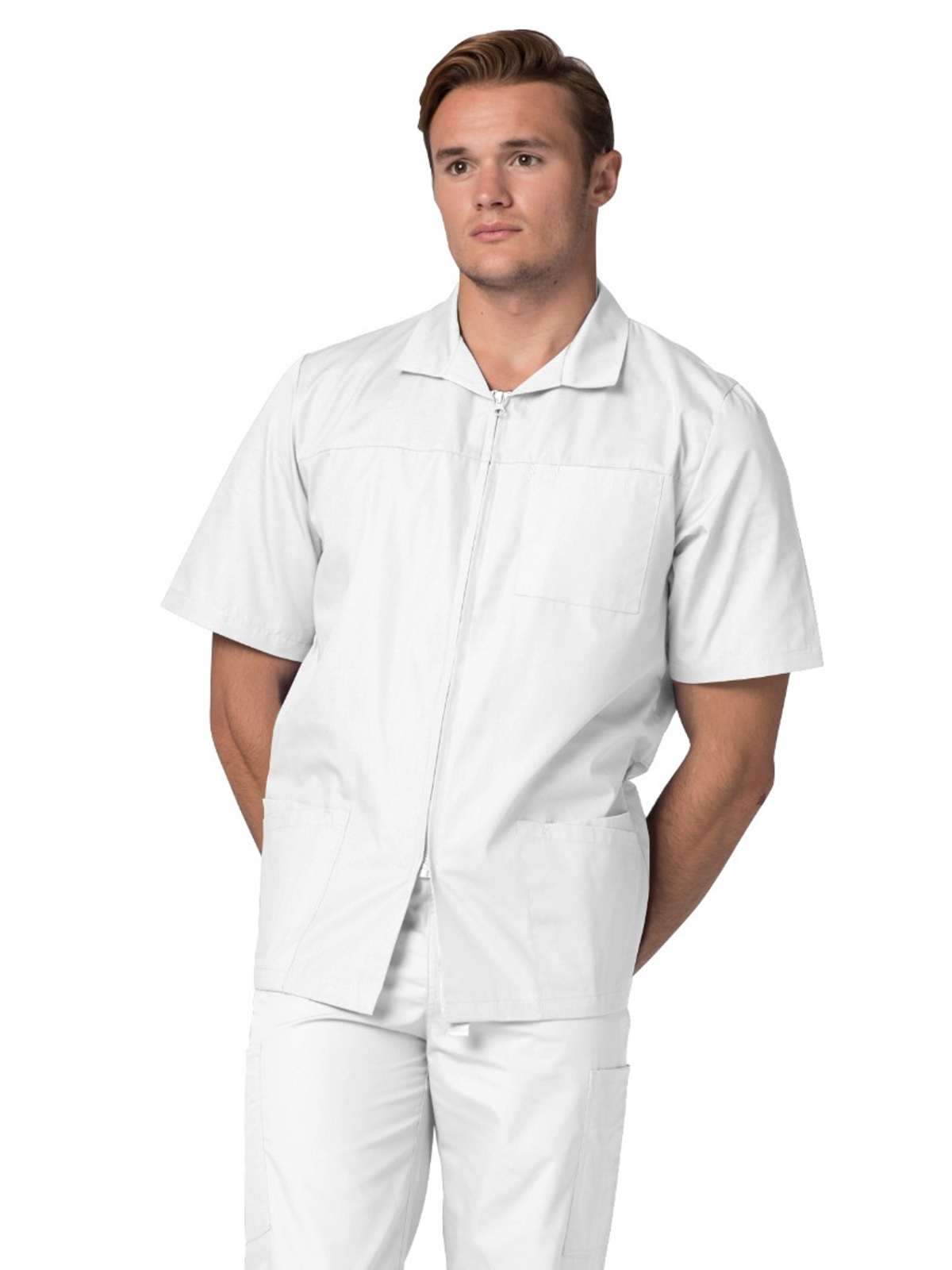 Adar - Universal - Men's Zippered Short Sleeve Jacket 12