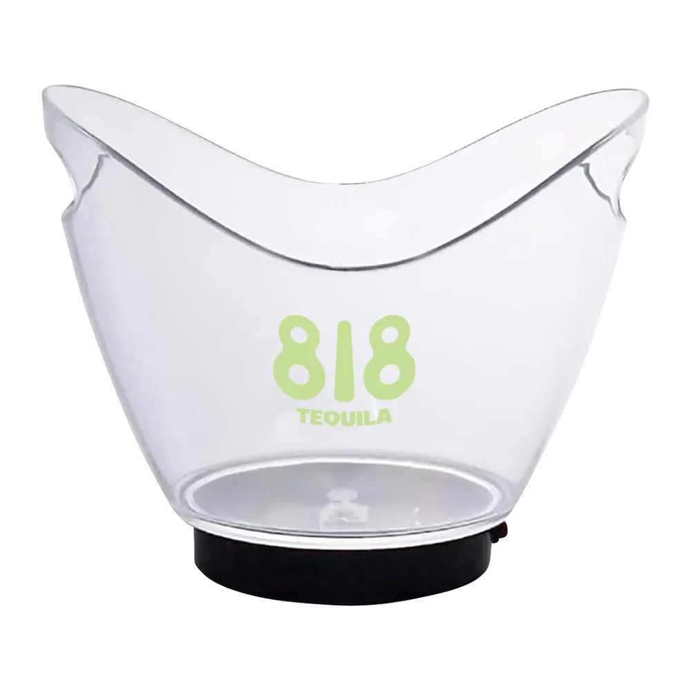 Medium LED Clear Ice Bucket 2