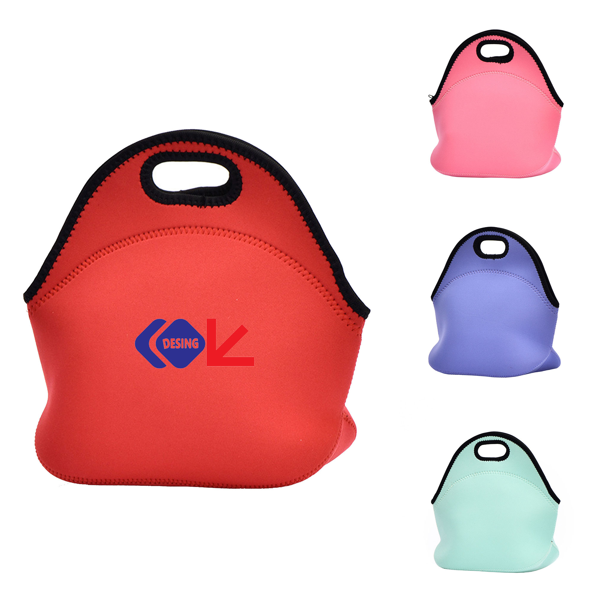Neoprene kids Lunch box Insulated Soft Bag 2