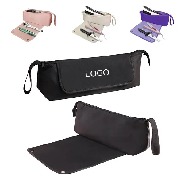 Waterproof Polyester Curling Iron Travel Pouch 2