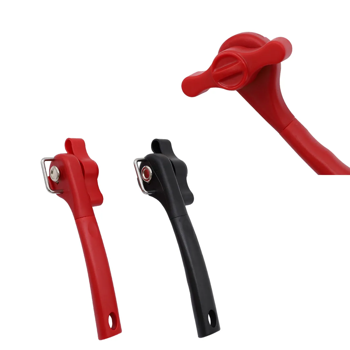 Manual Stainless Steel Handle Side Open Safety Can Opener 4
