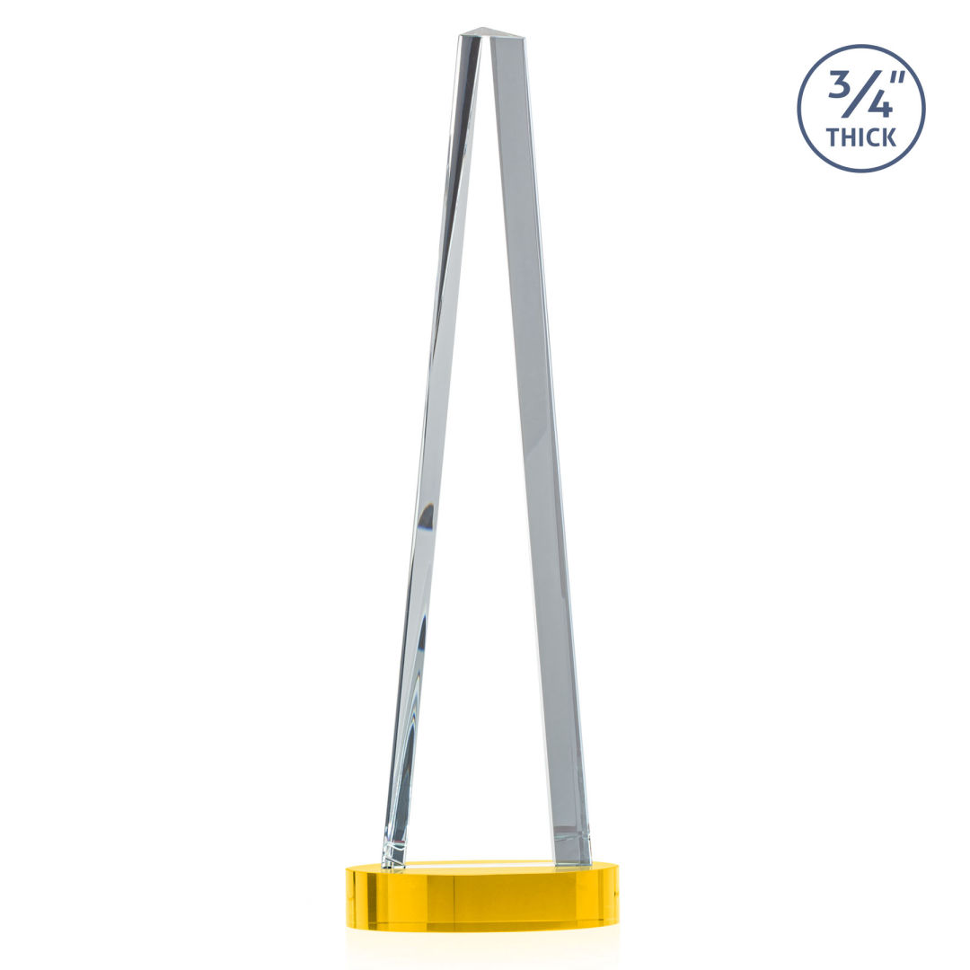 Majestic Tower VividPrint™ Award on Alberton Base - Gold 10
