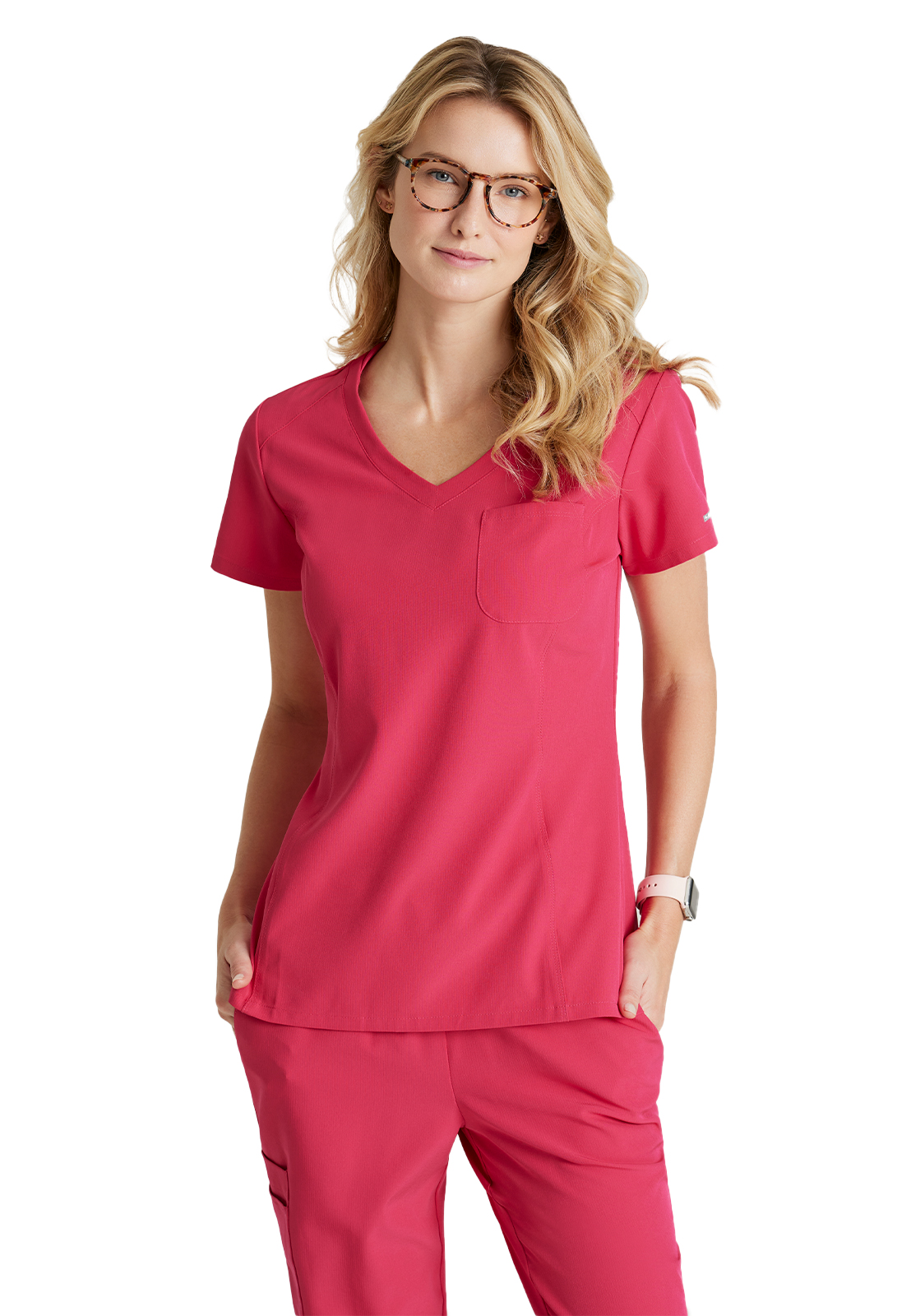 Skechers - Women's One-Pocket V-Neck Dignity Tuck-In Scrub Top 30