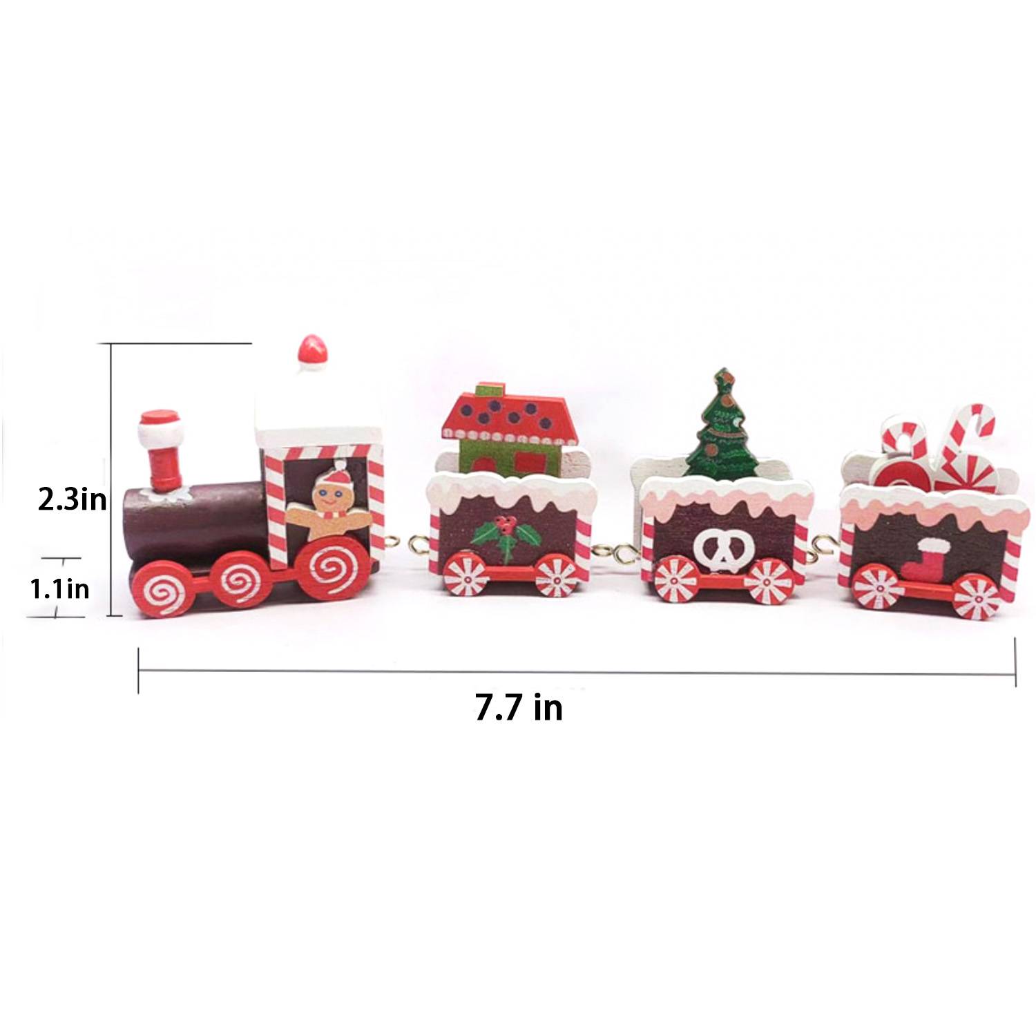 Christmas Wooden Train Decoration 3