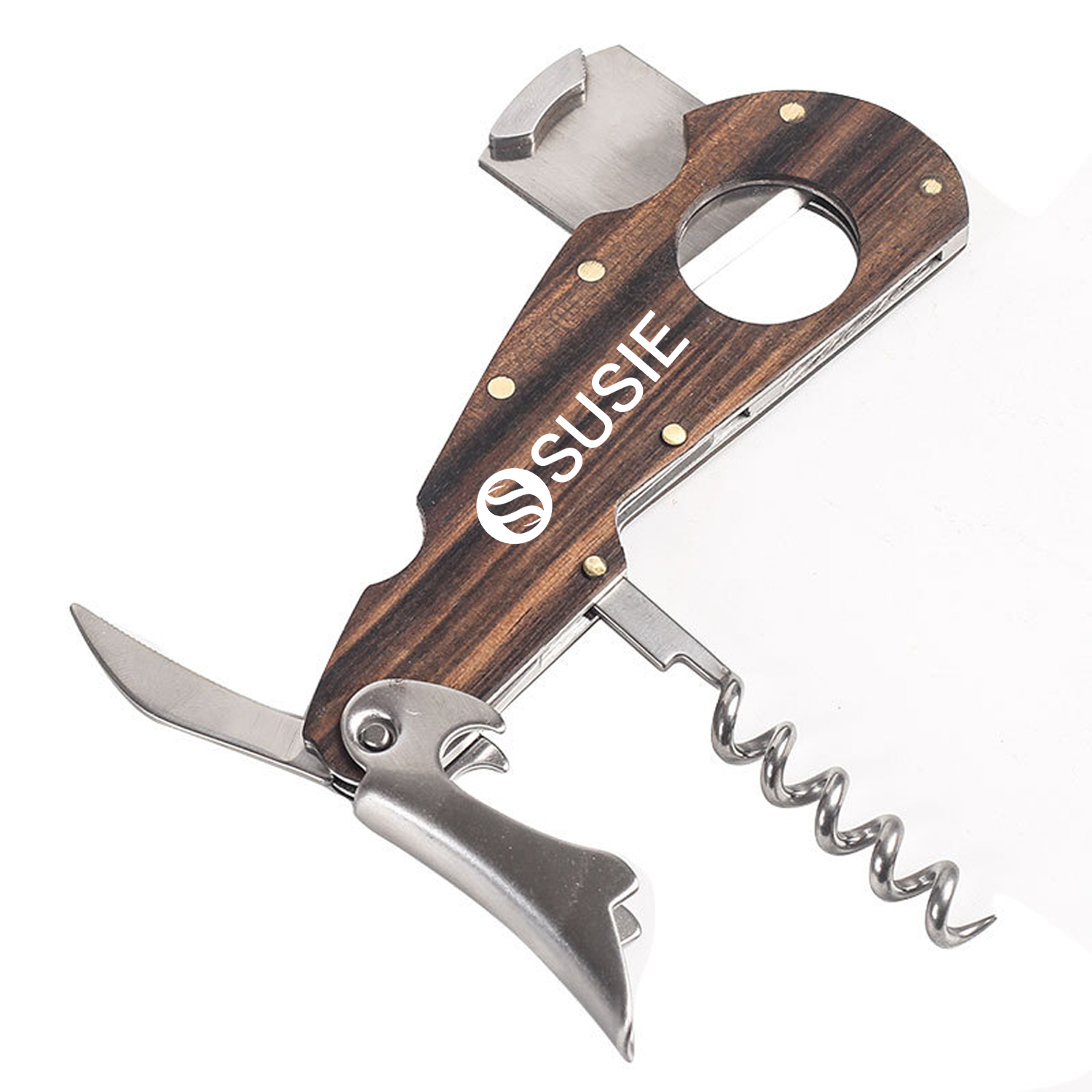 3 in 1 Multi-functional Cigar Cutter w/ Wine Opener