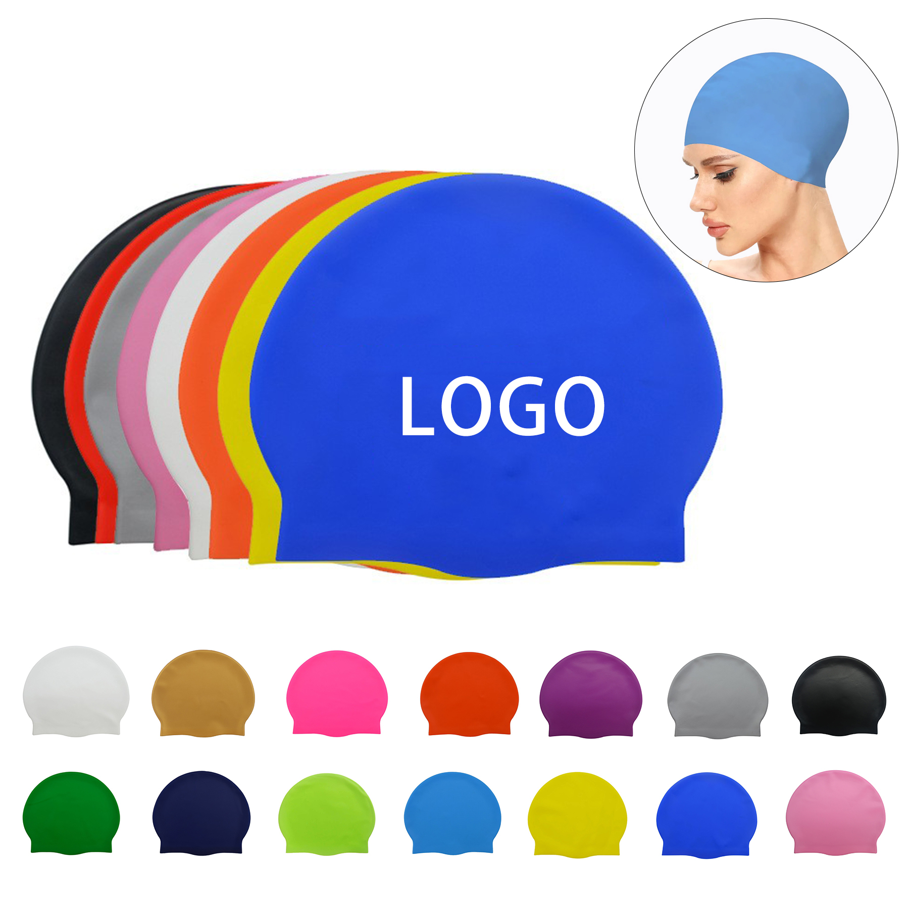Silicone Swimming Cap 1