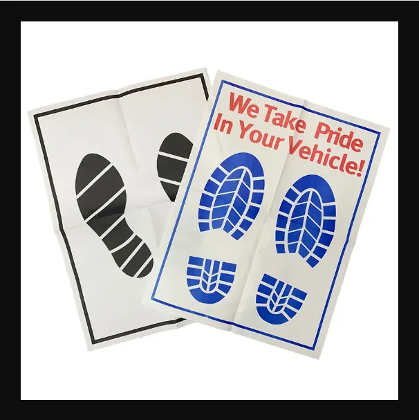 Disposable Paper Car Mats 4